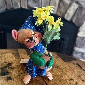Vintage Greenthumb Gardening Mouse-1992 Annalee